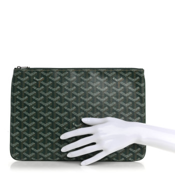 GOYARD Goyardine Senat Pochette MM Green