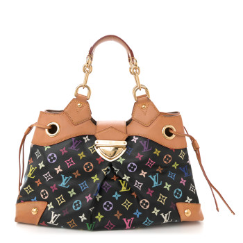LOUIS VUITTON Monogram Multicolor Ursula Black
