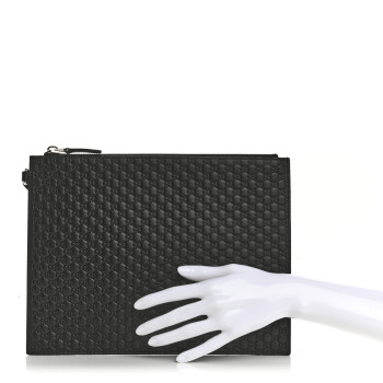 GUCCI Microguccissima Clutch Black