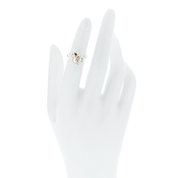 TIFFANY Sterling Silver 18K Rose Gold Return to Tiffany Love Bugs Ladybug Ring 46 3.75