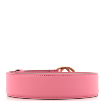 GUCCI Moon Calfskin Interlocking G 37mm Belt 90 36 Glossy Pink