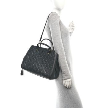 LOUIS VUITTON Empreinte Montaigne GM Black
