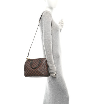 LOUIS VUITTON Damier Ebene Speedy Bandouliere 25