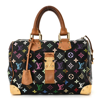 LOUIS VUITTON Monogram Multicolor Speedy 30 Black