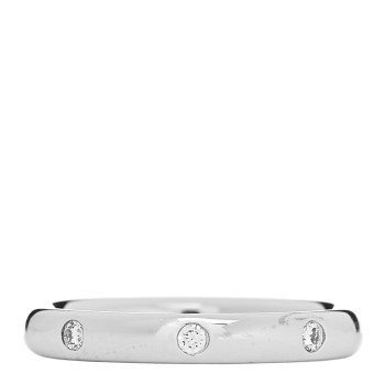 VAN CLEEF & ARPELS Platinum Diamond Tendrement Etoiles Wedding Band Ring 47 4