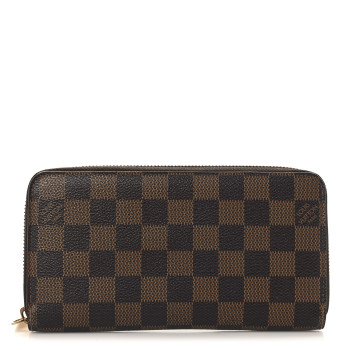 LOUIS VUITTON Damier Ebene Zippy Wallet