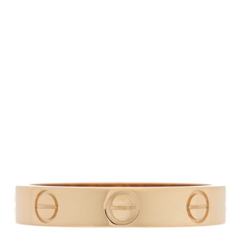 CARTIER 18K Yellow Gold 3.5mm LOVE Wedding Band Ring 53 6.5