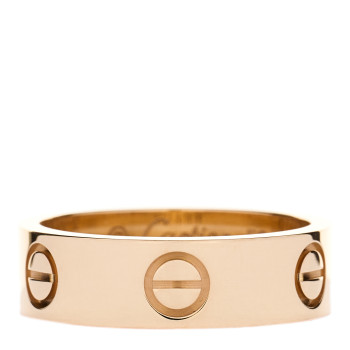 CARTIER 18K Yellow Gold 5.5mm LOVE Ring 52 6