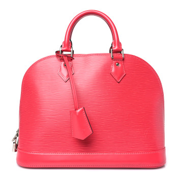 LOUIS VUITTON Epi Alma PM Hot Pink