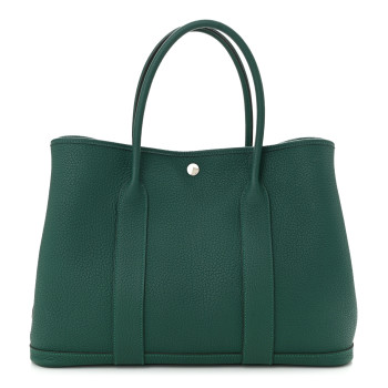 HERMES Negonda Garden Party Tote 36 MM Malachite
