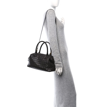 BOTTEGA VENETA Nappa Intrecciato Bauletto Fondant