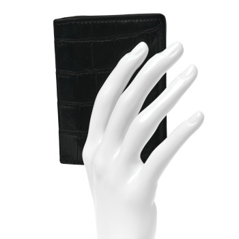 LOUIS VUITTON Alligator Pocket Organizer Black