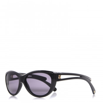 LOUIS VUITTON Acetate Cat Eye Flore Sunglasses Z0449W Black LOUIS VUITTON Acetate Cat Eye Flore Sunglasses Z0449W Black