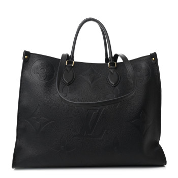 LOUIS VUITTON Empreinte Monogram Giant Onthego GM Black