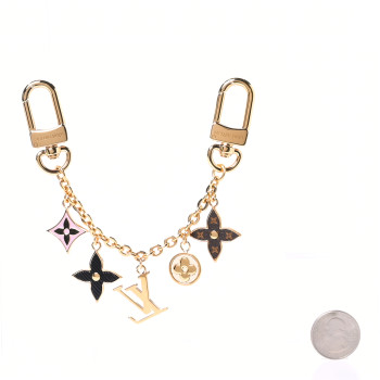 LOUIS VUITTON Monogram Spring Street Bag Charm Key Holder Gold
