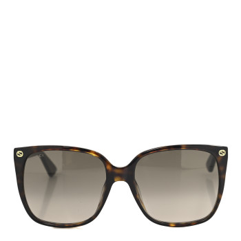 GUCCI Acetate GG Sunglasses GG0022S Havana
