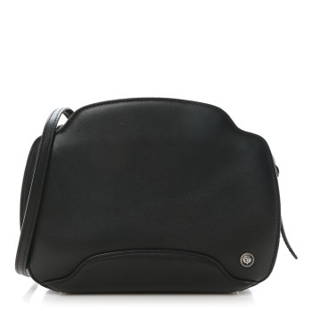 LORO PIANA Smooth Calfskin Sesia Crossbody Black