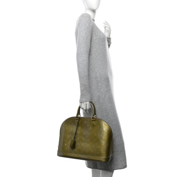 LOUIS VUITTON Vernis Alma GM Gris Art Deco