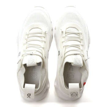 LOEWE X ON Recycled Polyester Womens Cloudtilt Sneakers 37 All White