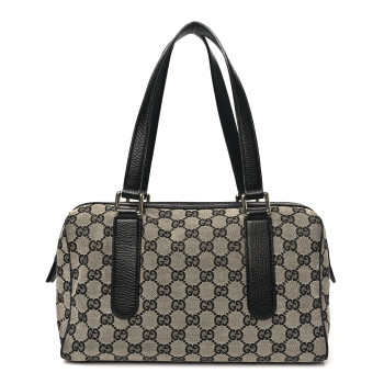 GUCCI Monogram Small Boston Black