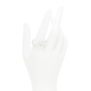 CARTIER 18K White Gold Juste Un Clou Ring 63 10.5