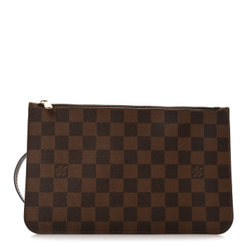 LOUIS VUITTON Damier Ebene Neverfull MM GM Pochette