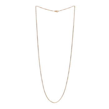 DAVID YURMAN 18K Yellow Gold 1.7mm Box Chain Necklace 22"