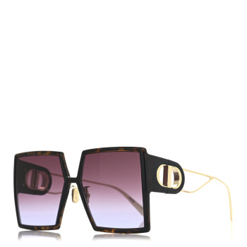 CHRISTIAN DIOR Square 30 Montaigne Sunglasses Tortoise