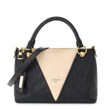 LOUIS VUITTON Empreinte V Tote BB Black Creme