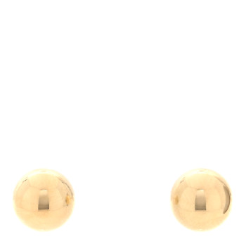 TIFFANY 18K Yellow Gold 5.5mm HardWear Ball Earrings