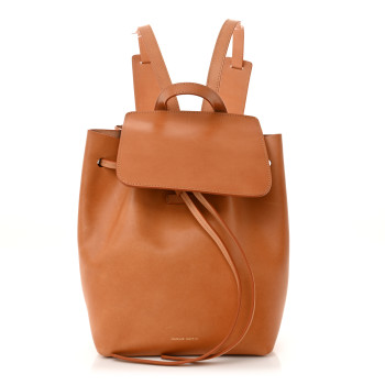 MANSUR GAVRIEL Vegetable Tanned Calfskin Mini Backpack Cammello Rosa