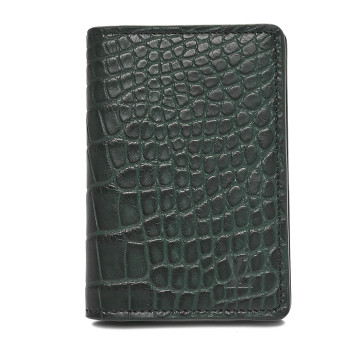 LOUIS VUITTON Crocodile Pocket Organizer Forest Green