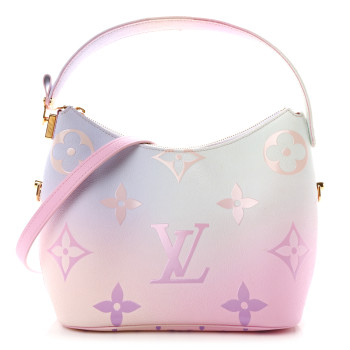 LOUIS VUITTON Monogram Giant Spring In The City Marshmallow Hobo PM Sunrise Pastel
