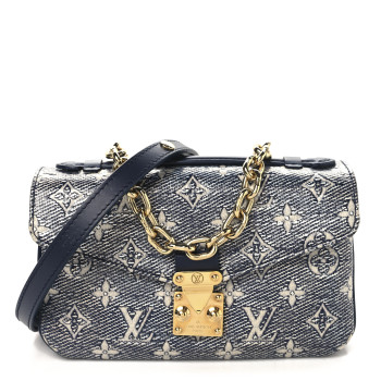 LOUIS VUITTON Monoglam Pochette Metis East West Blue LOUIS VUITTON Monoglam Pochette Metis East West Blue