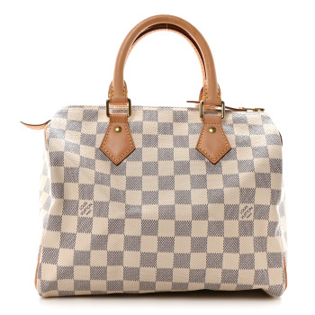 LOUIS VUITTON Damier Azur Speedy 25