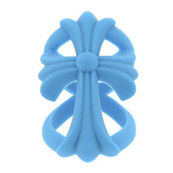 CHROME HEARTS Silicone Silichrome Infinity Ring 57 8 Blue