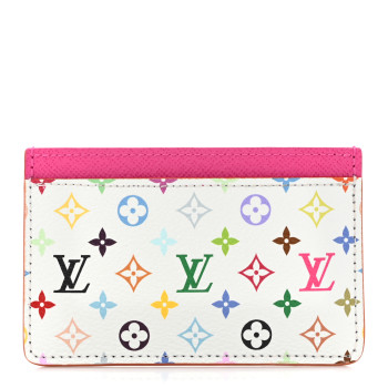 LOUIS VUITTON LV X TM Monogram Multicolor Card Holder Kawaii Pink