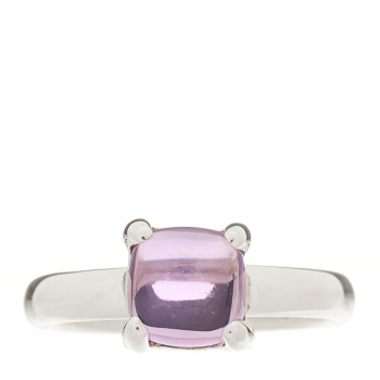 TIFFANY Sterling Silver Amethyst 7mm Paloma's Sugar Stacks Ring 52 6