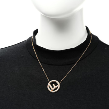 FENDI Metal Crystal F is Fendi Necklace Gold