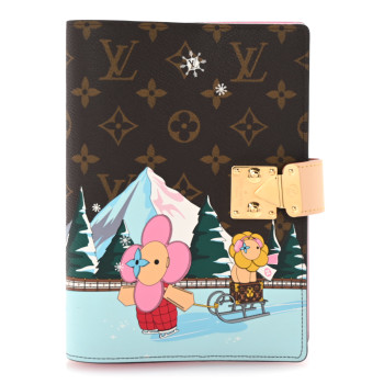 LOUIS VUITTON Monogram 2023 Christmas Animation Alpine Notebook Cover