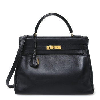 HERMES Gulliver Kelly Retourne 32 Black
