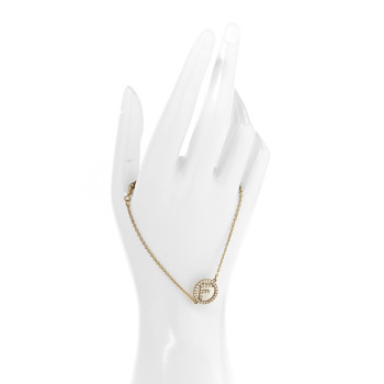 FENDI Metal Crystal F is Fendi Bracelet Gold
