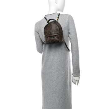 LOUIS VUITTON Monogram Palm Springs Backpack Mini