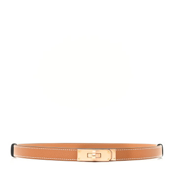 HERMES Epsom Kelly Belt Gold