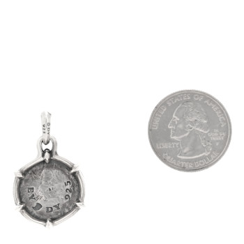 DAVID YURMAN Sterling Silver Petrvs Horse Coin Pendant