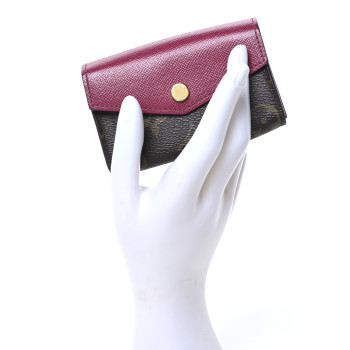 LOUIS VUITTON Monogram Sarah Multicartes Fuchsia