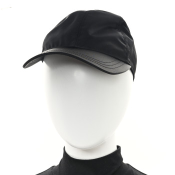 PRADA Re-Nylon Womens Baseball Cap M Black