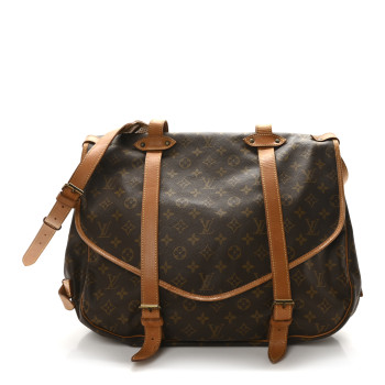 LOUIS VUITTON Monogram Saumur 43