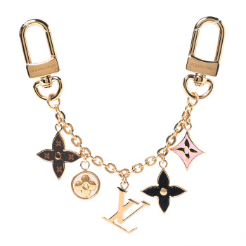 LOUIS VUITTON Monogram Spring Street Bag Charm Key Holder Gold