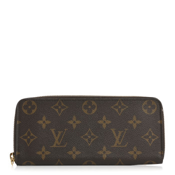 LOUIS VUITTON Monogram Clemence Wallet Fuchsia